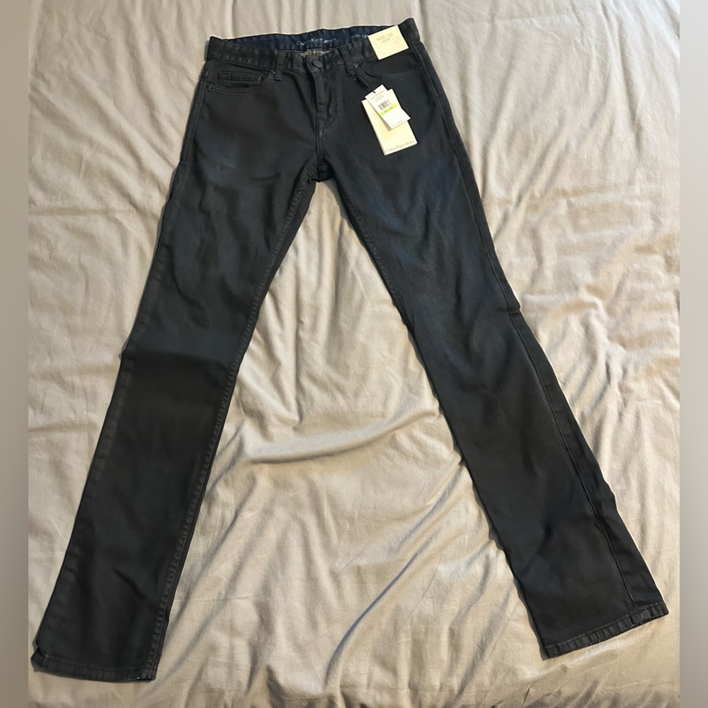 Vintage Calvin Klein NWT Black Slim Cut Jeans
